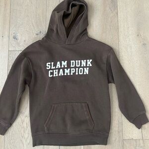 Cotton On Brown Kids Hoodie - Slam Dunk Champion